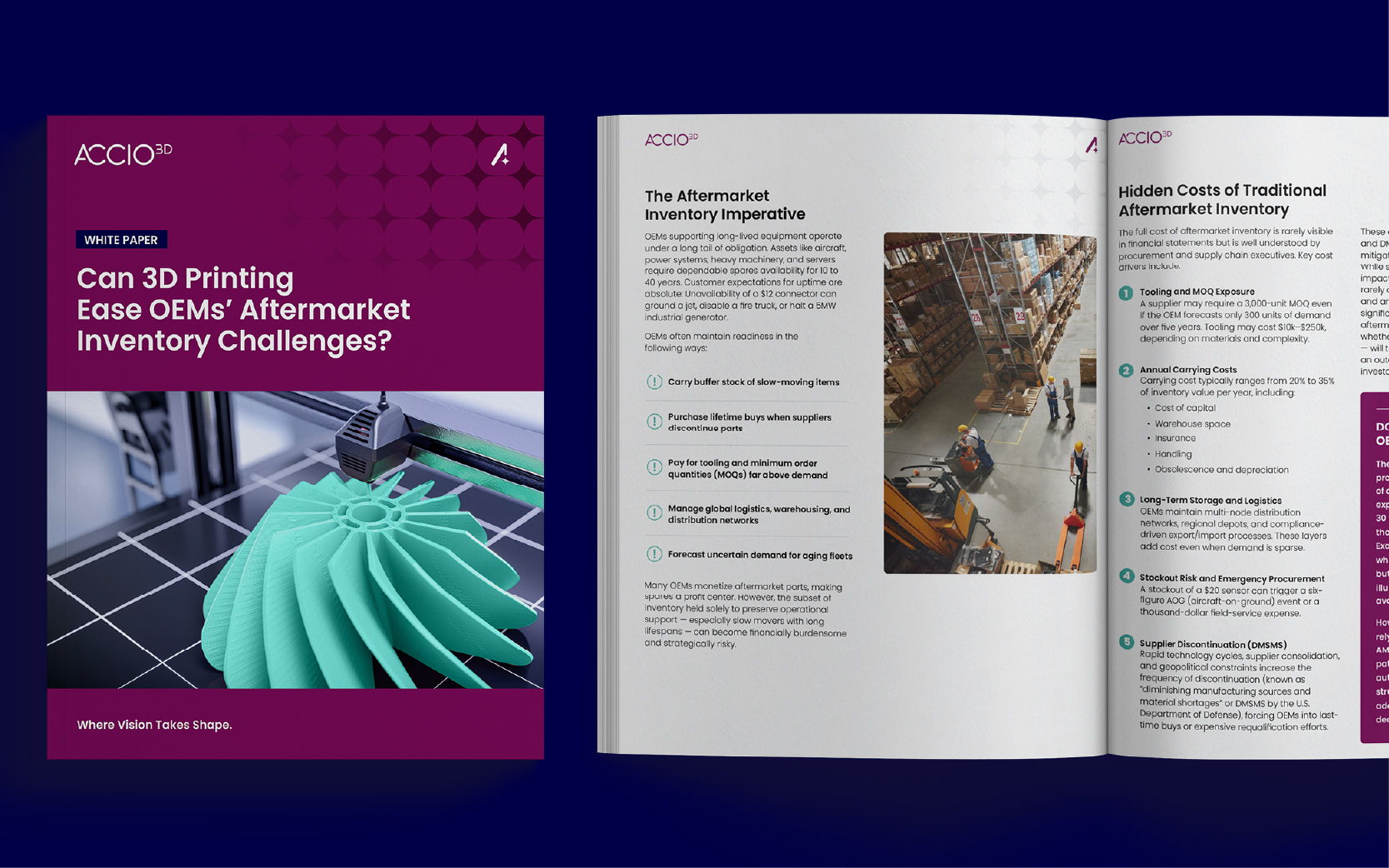 Can 3D Printing Ease OEM's Printing... White Paper Tile Image